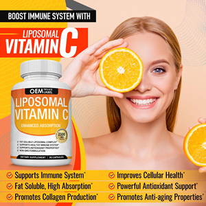 Capsules de <span class=keywords><strong>Vitamine</strong></span> C Liposomale Personnalisées 2100mg – Supplément de <span class=keywords><strong>Vitamine</strong></span> C à Absorption Élevée pour Soutenir le Collagène et Renforcer la Défense <span class=keywords><strong>Immunitaire</strong></span> - Product Image 3
