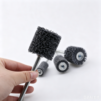 Brosse abrasive en carbure de silicium à diamètre et grain personnalisés pour le débavurage et le polissage de métaux industriels, DIY OEM