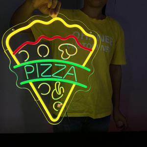 Letrero Luminoso LED Personalizado con Forma de Pizza, de Alta Luminosidad, para Montar en la Pared, Ideal para Restaurantes, Tiendas, Bares, Publicidad y Decoración - Product Image 2