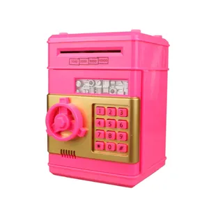 Children's electronic automatic teller machine creative cartoon ATM piggy bank savings box bank cash coin password cash box