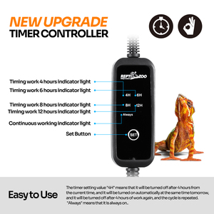 Reptizoo T5 sürüngen Pet lamba UVB5.0 sürüngenler için rahat bir tropikal yağmur ormanları iklim aydınlatma ortamı oluşturur - Product Image 3