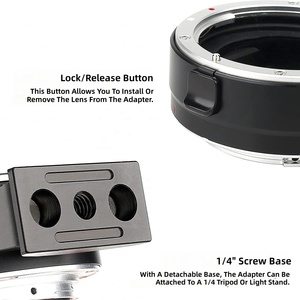 Anneaux d'adaptation électroniques automatiques pour objectifs d'appareil photo sans miroir : EF-EOSR, EF-EOSM, EF-NEX, GFX, FX. - Product Image 3
