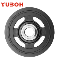 Poulie de vilebrequin YUBOH 13810-R40-A01 pour Honda CR-V Accord Odyssey Crosstour 2006-2012, poulie d'équilibrage harmonique de vilebrequin OEM