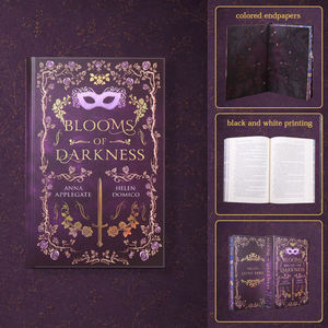 Impresión de Libros con Cubierta Estampada en Lámina Dorada, Juego de Libros de Tapa Dura Personalizados, Encuadernación Perfecta Premium, Edición Especial de Fantasía - Product Image 3