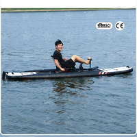 Planche de SUP gonflable de pêche en gros personnalisable avec siège et accessoires de pêche, Kayak gonflable