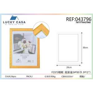 Commercio all'ingrosso decorativo 24x30cm di bambù cornice in legno personalizzabile stampa per Home Office Logo confezione regalo inclusa - Product Image 1