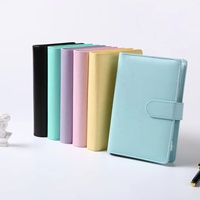 Album photo multifonctionnel en cuir PU, format A5 A6, avec anneaux, planificateur, tissu, papier, PVC, carnet de composition, journal, respectueux de l'environnement