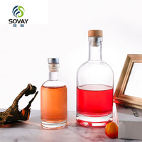 Set Dekanter Kristal Mewah Unik Berbagai Ukuran, Botol Minuman Keras Bulat Kosong, Kotak Hadiah Botol Wiski, Botol Vodka Anggur
