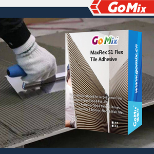 Adhésif pour carrelage à base de ciment C2TES1 haute flexibilité, imperméable, pour grands carreaux de porcelaine lourds, colle pour carrelage mural - Product Image 1