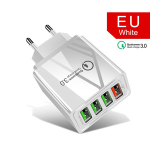เครื่องชาร์จโทรศัพท์มือถือ 4USB แบบชาร์จเร็ว คุณสมบัติ 3.1A 48W QC3.0+2A หัวชาร์จแบบหลายพอร์ต - Product Image 2