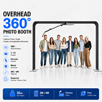 Machine de photomaton aérien Sky 360, photomaton rotatif à 360 degrés, photomaton vidéo automatique, vidéo HD, télécommande, iPad portable