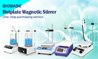BIOBASE chine Shaker affichage LED alarme visuelle 40L 50 ~ 2200 tr/min agitateur à hélice agitateur aérien pour laboratoire