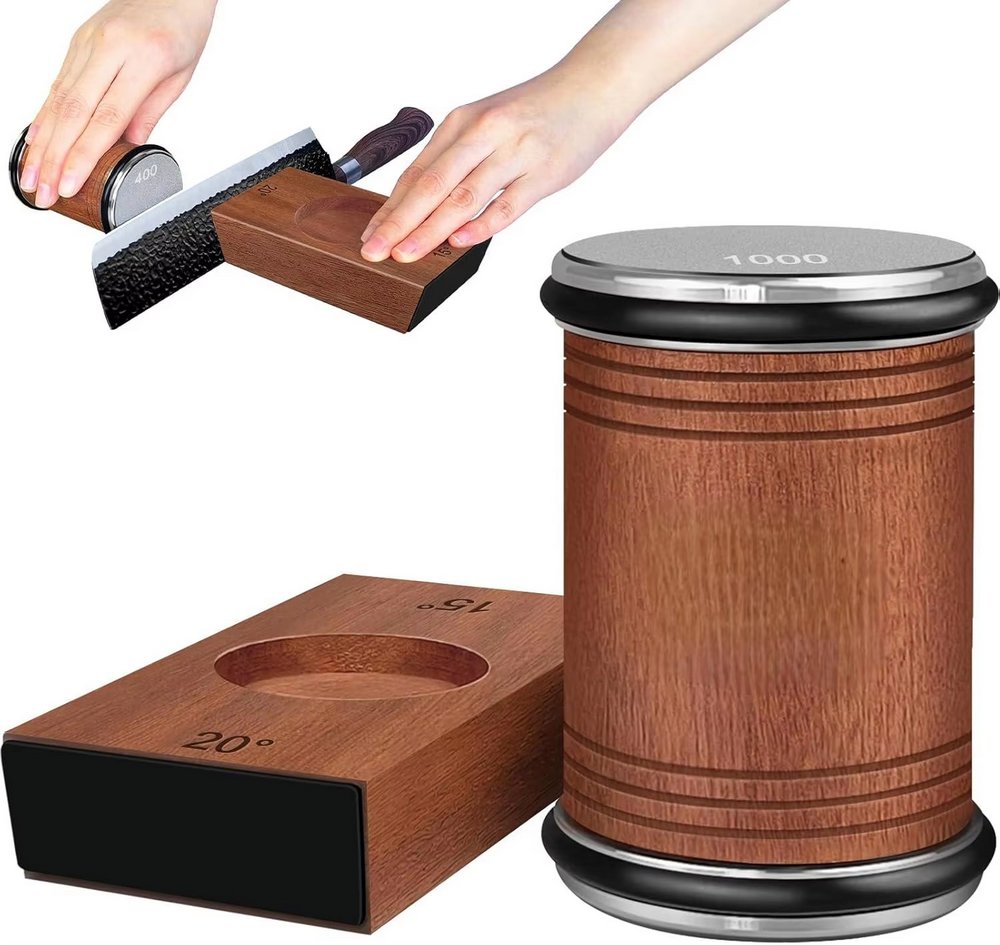 Хит продаж, Алюминиевый нож Sapele с прямым краем, более острый 15 °, 20 °, магнитный угловой ролик, алмазная точилка для ножей