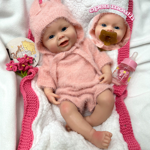 Poupée Reborn Fille de 18 Pouces, Yeux <span class=keywords><strong>Innocents</strong></span>, Membres Souples, Collection d'Artistes, Jouet Poupée - Product Image 1