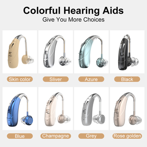 เครื่องช่วยฟังแอนะล็อกแบบมืออาชีพ Bte เครื่องขยายเสียงที่ชัดเจนสามารถชาร์จได้สำหรับผู้สูงอายุผู้ใหญ่การสูญเสียการได้ยินเสียงปรับปรุงเสียง - Product Image 2