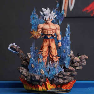 Figurine d'Action Japonaise <span class=keywords><strong>Dragon</strong></span> <span class=keywords><strong>Ball</strong></span> Z en PVC Résine Fibre de Verre, Figurine d'Anime Super Saiyan Son Goku, Taille et Couleur Personnalisées, Décoration d'Intérieur - Product Image 6