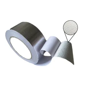 Sealing Joints Seaming Against Moisture Leak-Proof Waterproof Silver Aluminum Foil Fiberglass Adhesive Tape