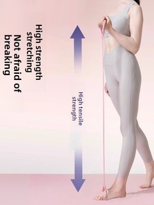 Set di 3 Fasce di Resistenza Multifunzionali in Silicone a Forma di 8, Alta Elasticità per Allenamento <span class=keywords><strong>Braccia</strong></span>/Schiena/Petto - Product Image 5