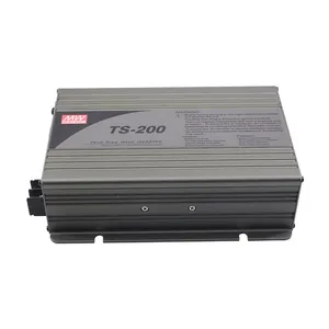 Mean Well-Ts-200-112 de onda sinusoidal, inversor de corriente de CC a CA, fuente de alimentación portátil