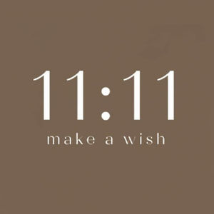 Collar con Colgante de Diamantes 11 11 en Oro de 14 Quilates, Joyería Minimalista de Manifestación Espiritual Hecha a Mano para Seres Queridos 11:11 - Product Image 3