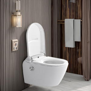 Inodoro de una Pieza con Diseño Contemporáneo, Cisterna Oculta, Bidé con Función de Autolimpieza - Product Image 1