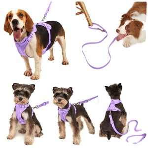 Logo Kustom Tahan Lama Berburu Pvc Tahan Air Kenyamanan Bernapas Dapat Disesuaikan Lapisan Udara Neoprene Anjing <span class=keywords><strong>Harness</strong></span> Kerah Set - Product Image 3