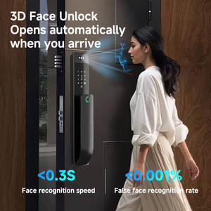 Israel cửa thông minh khóa cửa Keyless tuya Wifi vân tay đẩy kéo khóa nhà với máy ảnh sinh trắc học Khóa cửa airbnb không thấm nước - Product Image 6