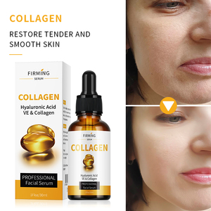 <span class=keywords><strong>Traitement</strong></span> <span class=keywords><strong>anti</strong></span>-âge de sérum <span class=keywords><strong>visage</strong></span> au collagène à l'acide hyaluronique pour la réduction des rides et raffermissant la peau OEM - Product Image 1