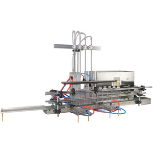 Machine de remplissage électrique de table multi-têtes 1.8 pour aliments et boissons, 4 buses, débordement automatique, facile à utiliser - Product Image 1
