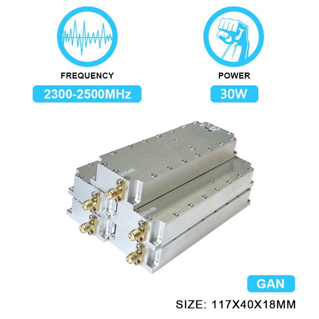 700-850MHz/800-950MHz Band 30W Anti-UAV RF Power Amplifier GaN Module for Wireless Active Modules with LoRa