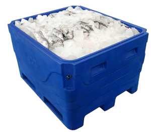 Glacière de pêche isotherme 1000L en plastique rotomoulé, prix usine, pour transport de fruits de mer et aliments, bac à poisson isolé - Product Image 1