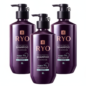 Offerta Speciale: Set da 3 Shampoo Jayangyunmo 9EX per il Trattamento della Caduta dei Capelli, Ryeo per Cuoio Capelluto Sensibile, 400ml Liquido - Product Image 1