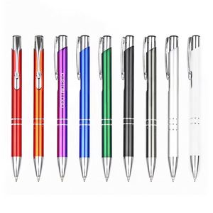 Stylo bille promotionnel à prix abordable, corps en métal et plastique, impression UV/laser multicolore, logo personnalisé, pour la publicité - Product Image 4