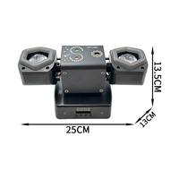Projecteur de scène LED à double bras mobile 60W avec effets laser et stroboscopiques, pour usine intégrée (commerce et industrie), fabricant chinois
