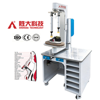 Machine de marquage de bord de tige de chaussure rotative à 360 degrés de type bras oscillant SHENGDA Industry