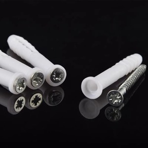 Expansion Screws <b>Plastic</b> 8x60mm 8x80mm For Cabinet Kitchen Hardware - Product Image 1