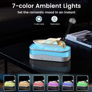 เครื่องเพิ่มความชื้นในอากาศแบบ USB สำหรับตั้งโต๊ะ พร้อมไฟ LED 7 สี ควบคุมด้วยระบบสัมผัส เหมาะสำหรับสำนักงานและห้องนอน - Product Image 3