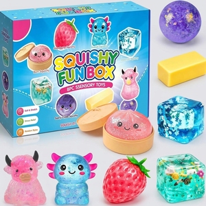 8-Piece Boxed Rubber Maltose Stress-Relief Squeeze Toy <b>Blind</b> Box Set - Product Image 1