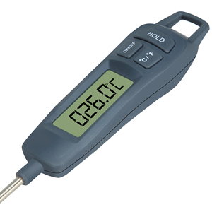 Thermomètre alimentaire numérique de haute qualité en acier inoxydable avec grand écran pour cuisine, <span class=keywords><strong>bureau</strong></span>, cuisson, barbecue et usage domestique - Product Image 1