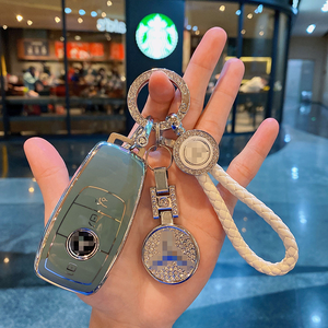 Nuova moda per auto portachiavi smart control 4 pulsante Mercedes Benz TPU per auto portachiavi custodia chiave per Mercedes - Product Image 6