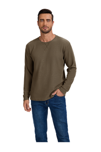 New Style Custom <strong>Men's</strong> Cotton/Polyester Long Sleeve <strong>Crop</strong> <strong>Tops</strong> T-Shirt Casual Jersey Plus Size - Product Image 6