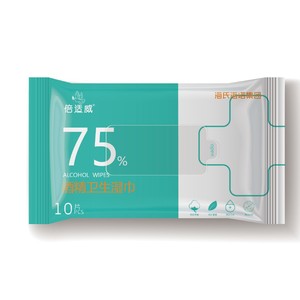 Lingettes désinfectantes à 75 % d'alcool Haier, grand paquet de lingettes en coton, lingettes humides, lingettes nettoyantes - Product Image 1