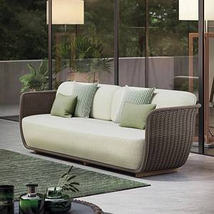 All-Weather Modern Villa Dining Balcony Patio Leisure Rope Woven <b>Sofa</b> Set <b>Outdoor</b> Garden Aluminium Furniture - Product Image 2