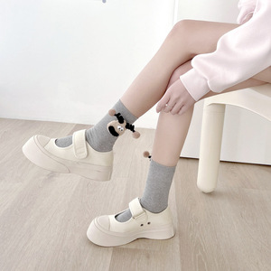 Calcetines <span class=keywords><strong>de</strong></span> media pantorrilla <span class=keywords><strong>de</strong></span> algodón informales con diseño <span class=keywords><strong>de</strong></span> dibujos animados 3D <span class=keywords><strong>de</strong></span> antena CE, novedad <span class=keywords><strong>de</strong></span> primavera 2026 al por mayor para mujer - Product Image 3