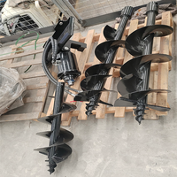 En gros, accessoire de tarière hydraulique à enfiler de taille personnalisée pour excavatrice, chargeuse compacte et pelle à trous