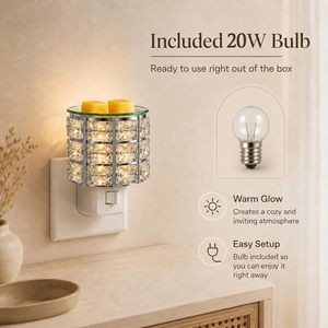 Modern Design Scented Heater Aroma Lamp LED Wall Mounted <b>Wax</b> Melter for Bedroom and Living Room for Candle <b>Wax</b> <b>Melting</b> - Product Image 3