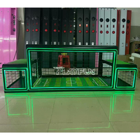 Jeu de football interactif sous table de 4 pieds pour 2 joueurs, idéal pour les zones de divertissement pour enfants et centres commerciaux, jeux événementiels