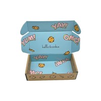 Grande boîte d'emballage cadeau de luxe personnalisée en papier ondulé pour vêtement boîtes postales d'impression de LOGO pour vêtement