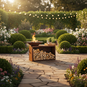 Nouvel arrivage : Barbecue extérieur, foyer <span class=keywords><strong>de</strong></span> jardin pour fêtes, <span class=keywords><strong>plancha</strong></span> <span class=keywords><strong>de</strong></span> cuisson extérieure avec cendrier - Product Image 5