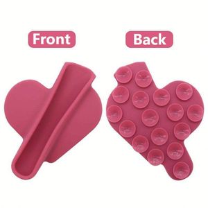 Waterproof Suction case Lipstick <b>Holder</b> Heart Shaped Accessories Lip Glaze for <b>Iphone</b> 16ProMax - Product Image 5